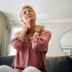 elderly women in the state of stress